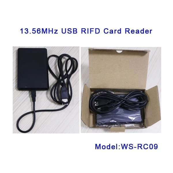 13.56mhz smart RFID IC card reader proximity card reader with USB interface
