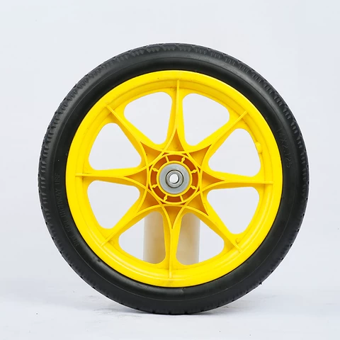 14 inch pu foam wheel,bicycle wheel,tool cart wheel