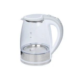 1500W 1800W 1.8L Borosilicate Glass Electric Water Kettle With LED Blue illumination Light