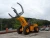 Import 15Tons XJ968-15J forestry machinery grapple front loader forest machine with trailer for sale from China