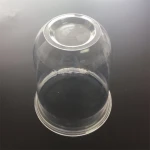 16oz 500ml Pet Reusable U Shape Clear Plastic Bubble Tea/Juice/Coffee Cup with Lid