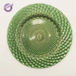 17765 royal wholesale clear glass charger modern antique chinese porcelain plates