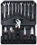 Import 186 pcs mechanical auto repair Socket Wrench tools hand tool set in Aluminum trolley from China