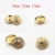 Import 18mm 22mm 25mm Round Custom logo design stock metal snap buttons for clothing from China