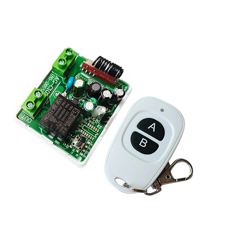 1CH DC 12V Relay Wireless RF Module Switch On/Off Switch and Remote Control AG-C103