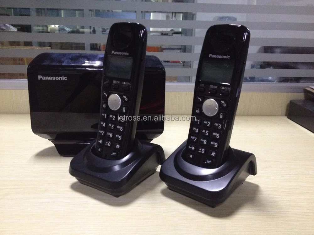2 handsets KX-TW502 long range cordless phone with sim card slot