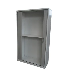 2 Moving sliding doors Steel  office supplies storage cabinet lockable filing cabinet 4 internal adjustable shelves furniture
