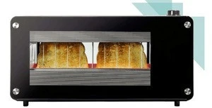 2 slice glass toaster