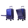 20 24 28 3 pcs ABS Front Open Laptop Pocket Travel Luggage Trolley Suitcase