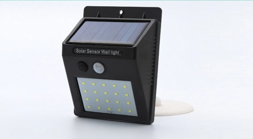 20 LED Solar Light, Solar Wall Light Outdoor Solar Energy Lamp with Waterproof Motion Sensor