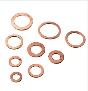 200 PCS Purple Copper Oil Seal Washer Seal Gasket Box Copper washer Flat washer Set