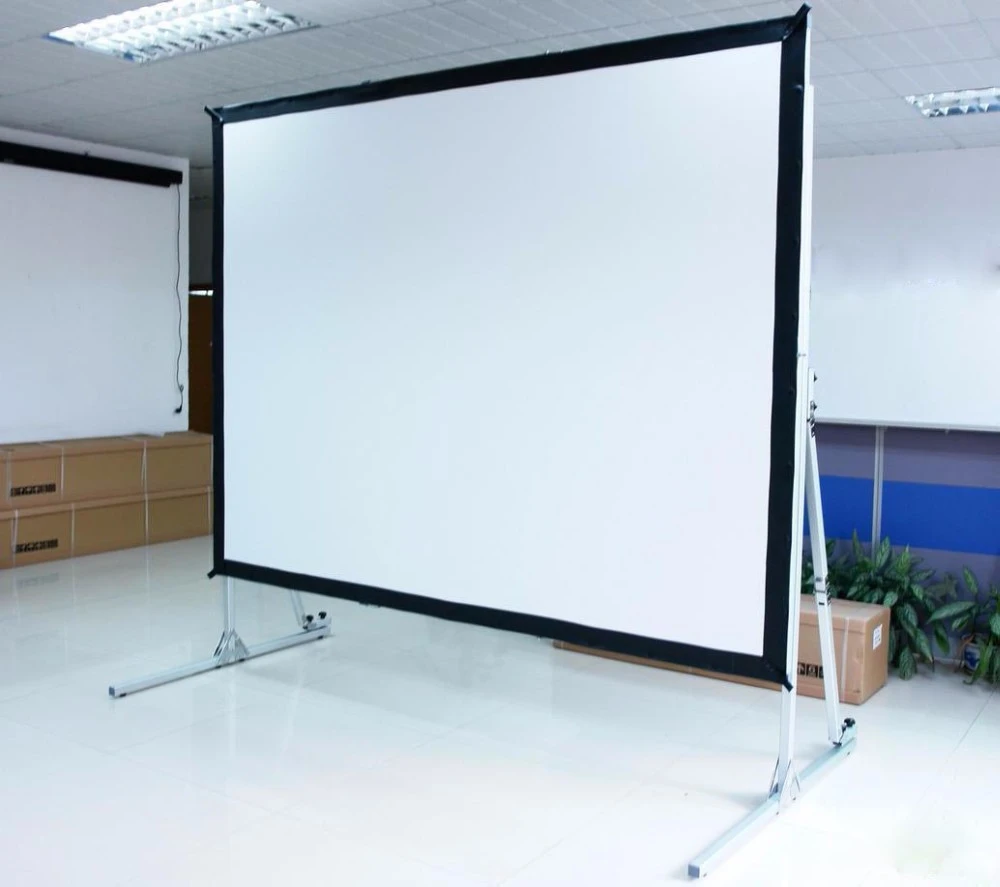 200inch 4:3 Portable cinema screen/quick fold fast fold projector screen/outdoor frame projection screen for big show