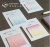 Import 2017 The letter of the lovers message notes a convenient color gradient can be torn watercolor PN5121 from China