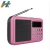 Import 2018 best multi band cheap portable AM FM radio with USB SD from China