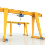 2018 hot sale customized MH Model 2  3  5  10 ton 4 wheel a frame mini small portable mobile overhead gantry crane for sale