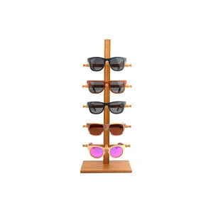 2018 hot sell high quality sunglasses bamboo display racks and spectacle frame
