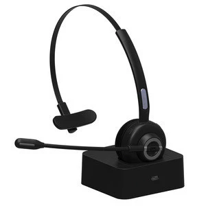 2019 Wireless Bluetooth Telephone Computer Gaming Call Center Headset With Noise Cancelling Microphone