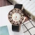 Import 2020 Cheap Big Diamond Crystal Simple Fashion Women Ladies Leather Watches from Hong Kong