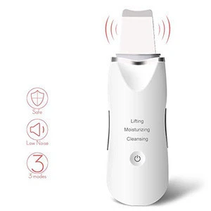 2020 Facial Cleansing 3 In 1 Skin Scrubber Ultrasonic For Home Use