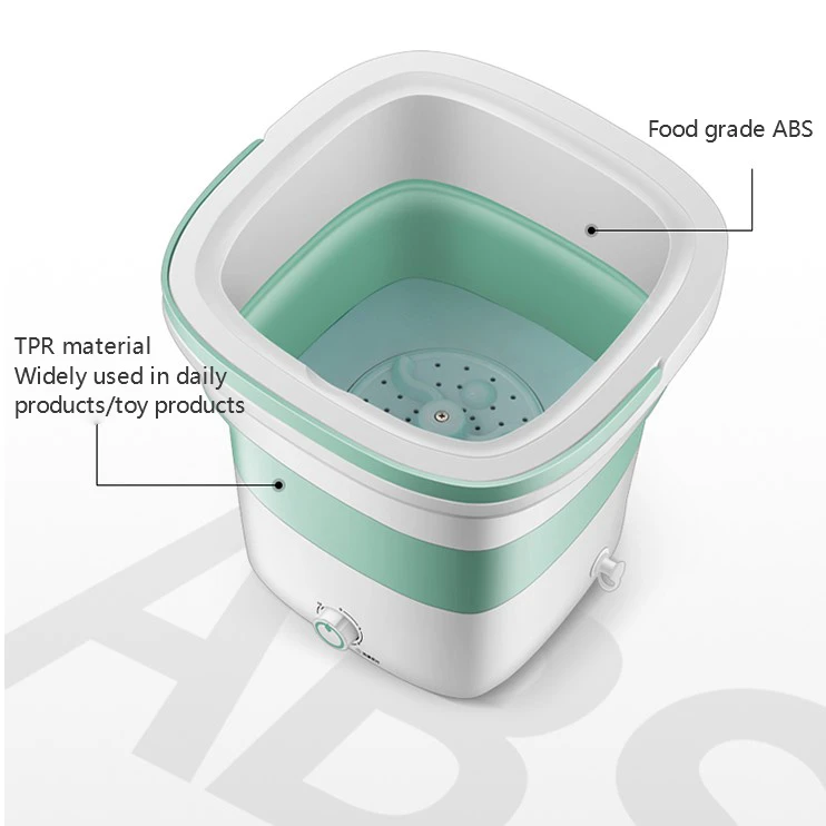 2020 hot sale 1.8kg  Portable and foldable wash bucket mini washing machine XFY18 for small clothes and business trip