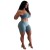 Import 2020 New Arrivals Fashion Women Sexy Wrap Chest Sleeveless Crop Slim Short Pants Solid 2 Pieces Set Romper Outfit Tracksuit from China