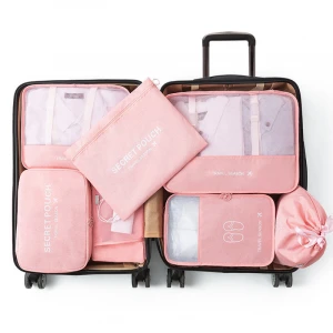 2020 New design 7 Set Travel Organizers Luggage Storage Bag Packing Cubes