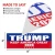 Import 2020 New design adhesive word sticker Bumper Sticker Trump Car Sticker from China