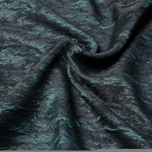 2020 new design Arabic 100% recycled polyester cashmere wrinkling 3D dimensional jacquard women fabric for garment