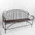 Import 2020 New Design Rust Brown Patio Bench from China