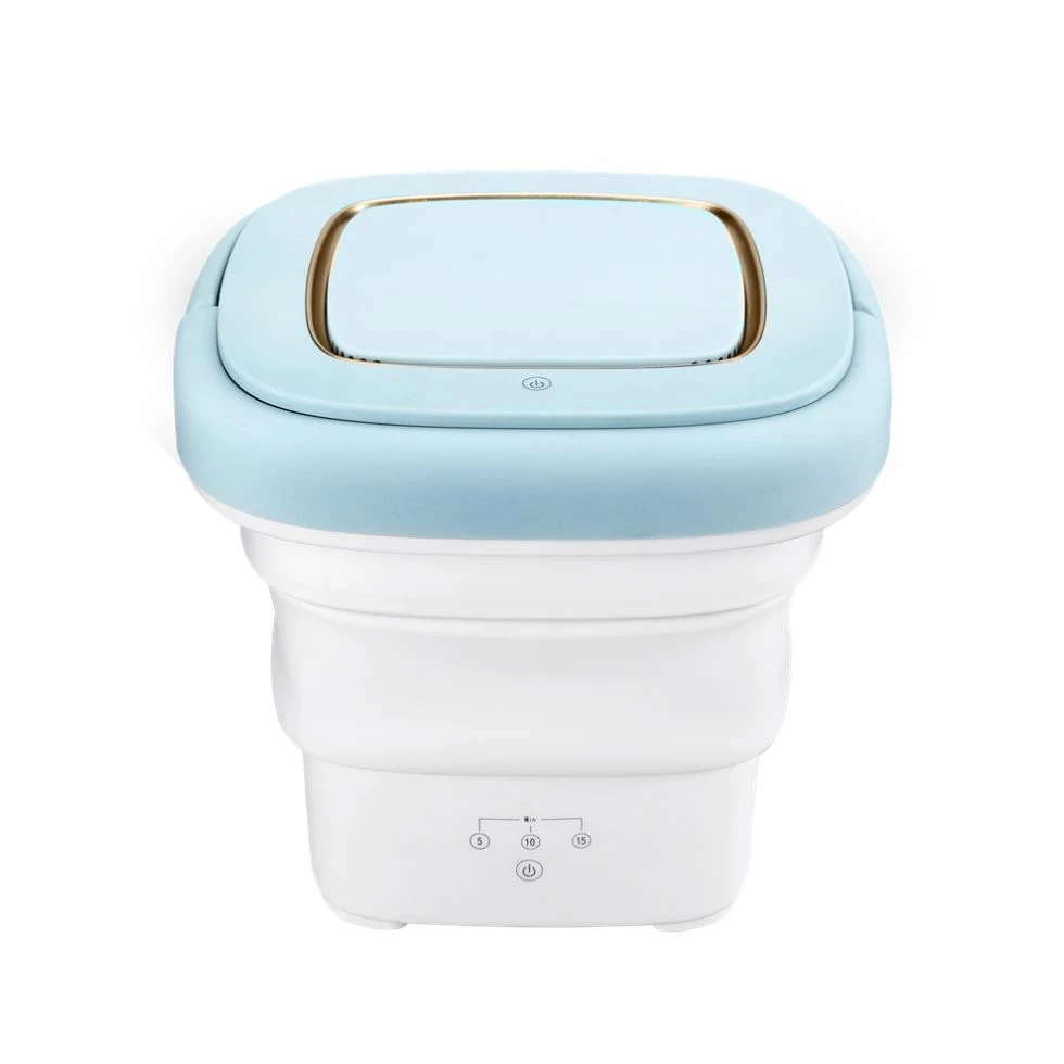 2020 portable mini folding travel washing clothes machine compact laundry dehydrated washing machine with spin dryer  for home
