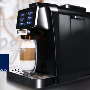 2020 super automatic espresso coffee machine with milk cooler inside