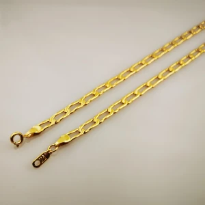 2021 Fashion Jewelry  Mens Italy Gold  Necklace Gold Plated 18-24 Inches For Women Party Gift