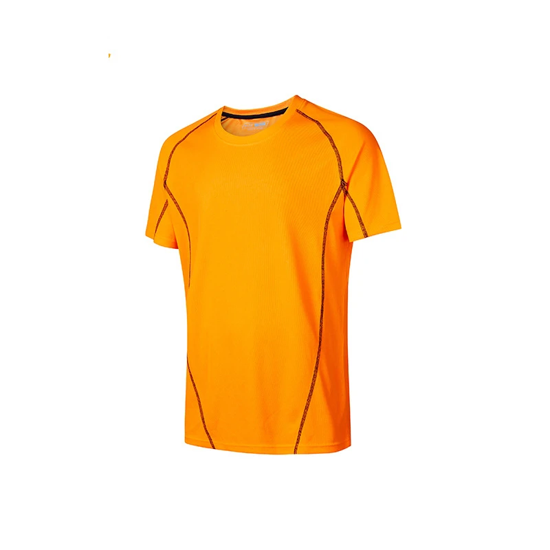 2021 New Arrivals Quick Dry 100% Polyester 150gsm Outwear Sports Unisex Plain T-Shirts Custom Silk Screen Print mens tshirt