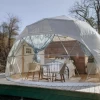 2022 Factory direct Galvanized pipe structure private home garden greenhouse igloo geodesic dome house tent
