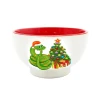 2025 new year ceramic snack five star dish for christmas snack dessert plate with new design