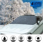 210*120cm Automobile Magnetic Sunshade Cover Car Windshield Snow Sun Shade Waterproof Protector Cover Car Front Windscreen Cover