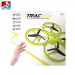2.4G tracker induction hand watch 4-axis rc toy watch drone with high quality HC443025