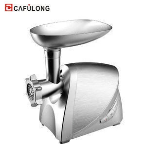 2500W Stainless Steel electric Meat Grinder Mincer Sausage Stuffer - Stainless Steel Blade and Plates, 1 Sausage Maker