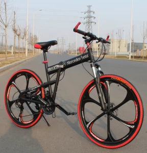 26inch 24speed folding bike with dual suspension