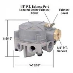 286370 Air Brake R8 Relay Valve for Mak truck