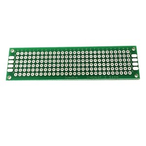 2*8cm Double Side Prototype PCB Breadboard 2*8cm Universal Printed Circuit Board 1.6mm Thickness 2.54mm Pitch Glassfiber