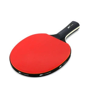 2pcs/Set Poplar Wood Paddles Table Tennis Bat Ping Pong Racket Set with Carrying Bag