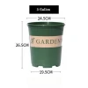 3 Gallon pots Europe design plastic flower pots with tray