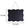 3 Pack Chalkboard Sign 8x10 inch Double Sided Erasable Message Board with Hanging String and Cleaning Cloth for Wedding