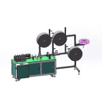 3 Ply Nonwoven Semi Automatic Disposable Surgical Face Mask Production Machine