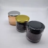 300ml round shape glass nuts storage jar honey jars with lid