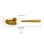 Import 304 High Grade Gift Spoon Stainless Steel Golden Spoon Metal from China