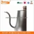 Import 304 Stainless Steel Gooseneck Spout Hand Drip Coffee Kettle Wooden Handle Coffee Pot from China