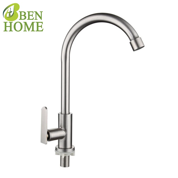 304 Stainless Steel Kitchen Single Cold Water Tap