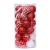 Import 30ct Plastic Shatterproof Baubles Colored and Glitter Party Decoration Set 2.36inch Christmas Balls Ornaments for Xmas from China